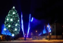 V Olešné už potřetí přivítali nový rok světelnou podívanou s hudebním doprovodem